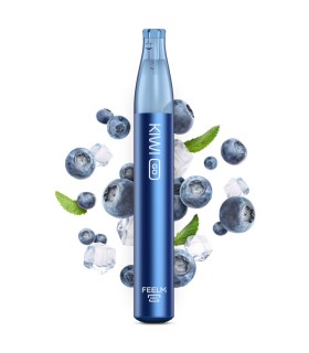 KIWI GO 750 PUFF DISPOSABLE VAPE PEN 400MAH - BLUEBERRY ICE 20MG