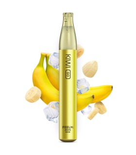 KIWI GO 750 PUFF DISPOSABLE VAPE PEN 400MAH - BANANA ICE 20MG
