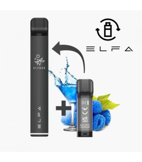 ELFBAR ELFA DEVICE + 1 POD PRECARICATO BLUE RAZZ LEMONADE 2ML 20MG