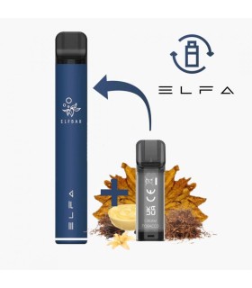 ELFBAR ELFA DEVICE + 1 POD PRECARICATO CREAM TOBACCO 2ML 20MG