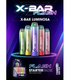 EXPO X-BAR 650 FLASH STARTER PACK 20PZ (4PZ PER GUSTO) 0MG