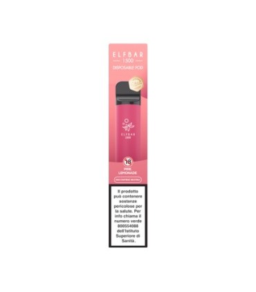 ELFBAR 1500 DISPOSABLE POD DEVICE - PINK LEMONADE 0MG