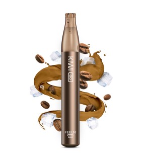 KIWI GO 750 PUFF DISPOSABLE VAPE PEN 400MAH - LATTE ICE 0MG (NO NICOTINA)