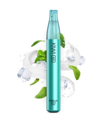 KIWI GO 750 PUFF DISPOSABLE VAPE PEN 400MAH - MINT CREAM 0MG (NO NICOTINA)