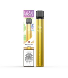 ELFBAR 600V2 DISPOSABLE POD BANANA MANGO 20MG