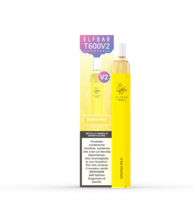 ELFBAR T600 V2 DISPOSABLE POD DEVICE 500MAH - BANANA MILK 20MG