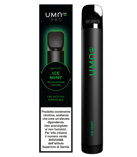UMA.MI PRO 600 PUFF DISPOSABLE POD - ICE MINT 18MG