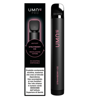 UMA.MI PRO 600 PUFF DISPOSABLE POD - STRAWBERRY ICE 20MG