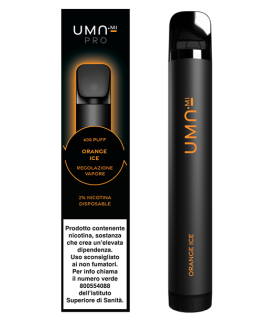 UMA.MI PRO 600 PUFF DISPOSABLE POD - ORANGE 20MG