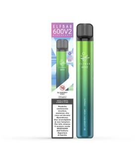 ELFBAR 600V2 DISPOSABLE POD BLUEBERRY KIWI 20MG (scad. 01/26)