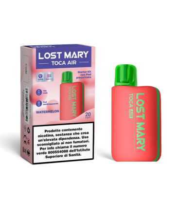 LOST MARY TOCA AIR KIT RED - WATERMELON 20MG