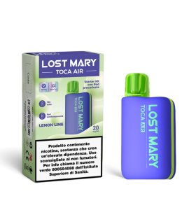 LOST MARY TOCA AIR KIT OCEAN BLUE - LEMON LIME 20MG