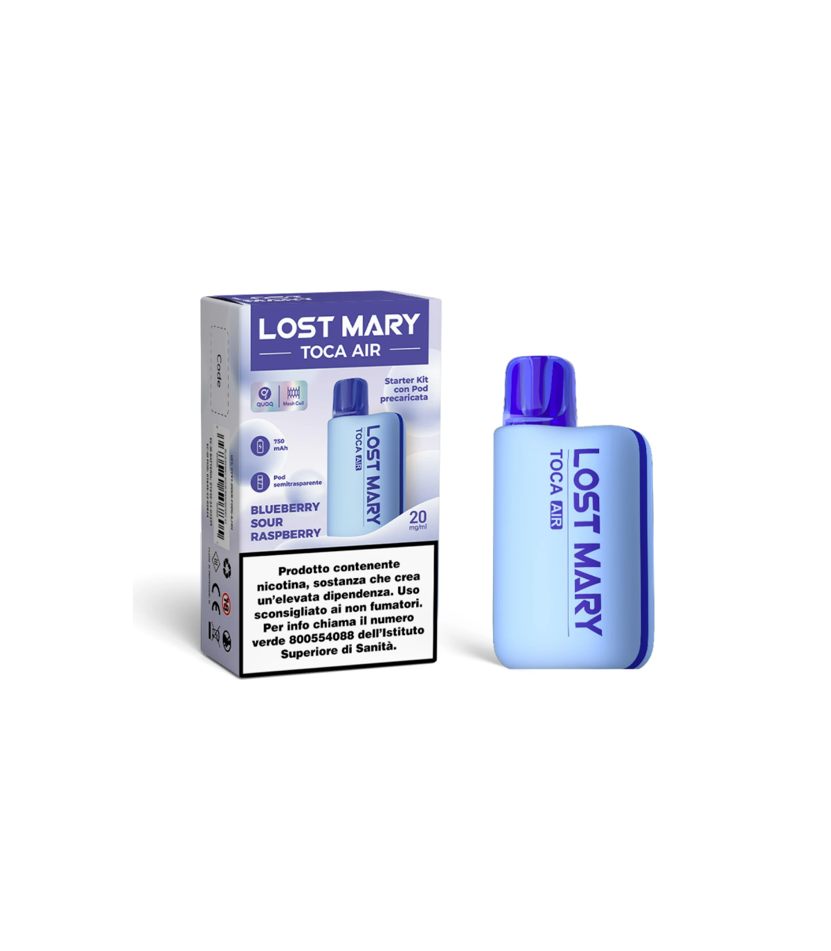 geekvape aegis solo 3 istruzioni Lost Mary Toca Air Pro Kit Virginia Tobacco main image 0