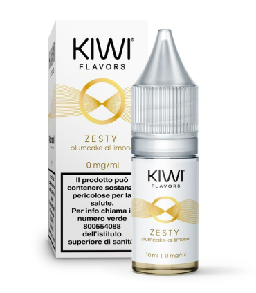 LIQUIDO KIWI FLAVORS ZESTY NICOTINA 0MG - 10ML