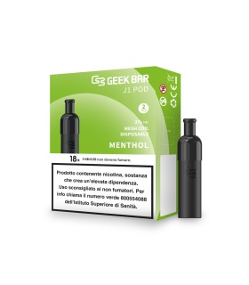 GEEK BAR J1 2 PODS MENTHOL 20 MG (MODELLO VECCHIO)